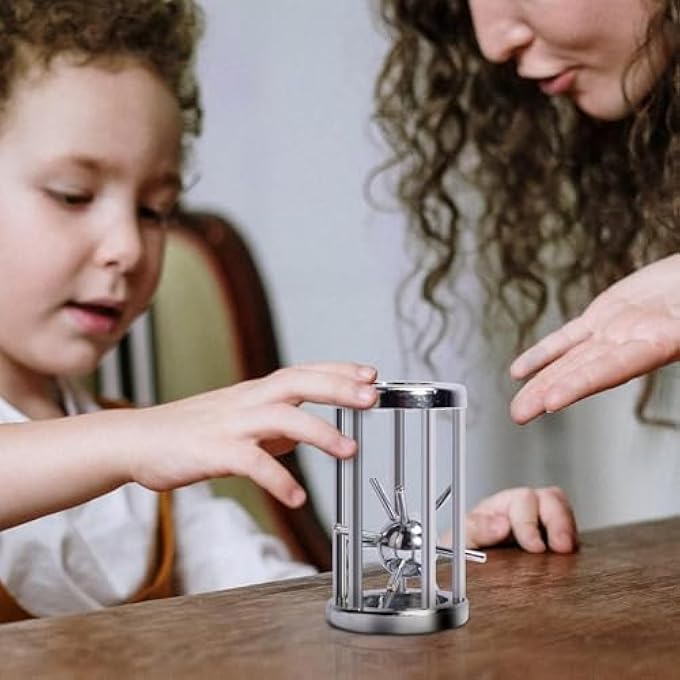 METAL BRAIN TEASERS PUZZLES, 3 IN 1 CHALLENGING LOGIC PUZZLE SET FOR ADULTS AND TEENS, MENSA LEVEL 6 DISENTANGLEMENT GAMES WITH 3D METAL WIRE PUZZLES FOR BRAIN TRAINING - Image 3